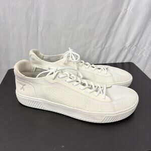 Flux Shoes Mens Size 13 Footwear Adapt Knit Trainer All White Barefoot Athletic